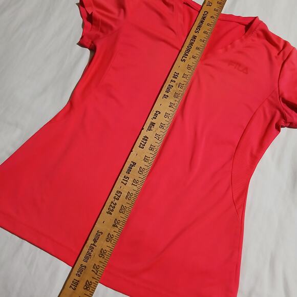 NWT Nanana dance leggings Med - Fila short-sleeved athletic top coral red M - Picture 9 of 11